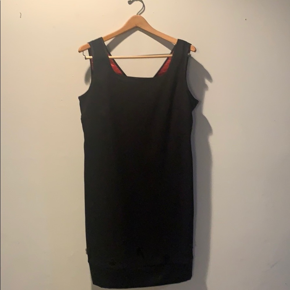 Ronni Nicole Cute Black Dress with Fun Details